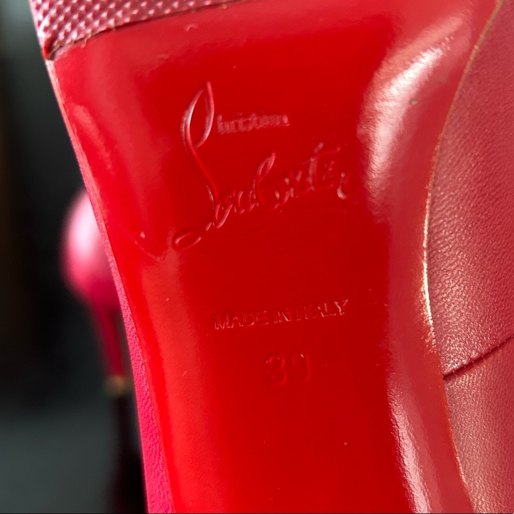 Christian Louboutin Simple Pinky Red Pumps - image 3